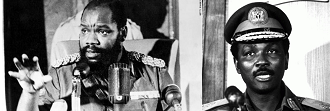 Ojukwu as Biafran Leader and Gowon as Nigeria's Head of State